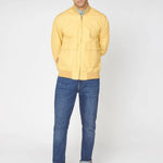 Cazadora bomber amarillo lavado - ECRU