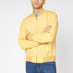 Cazadora bomber amarillo lavado - ECRU