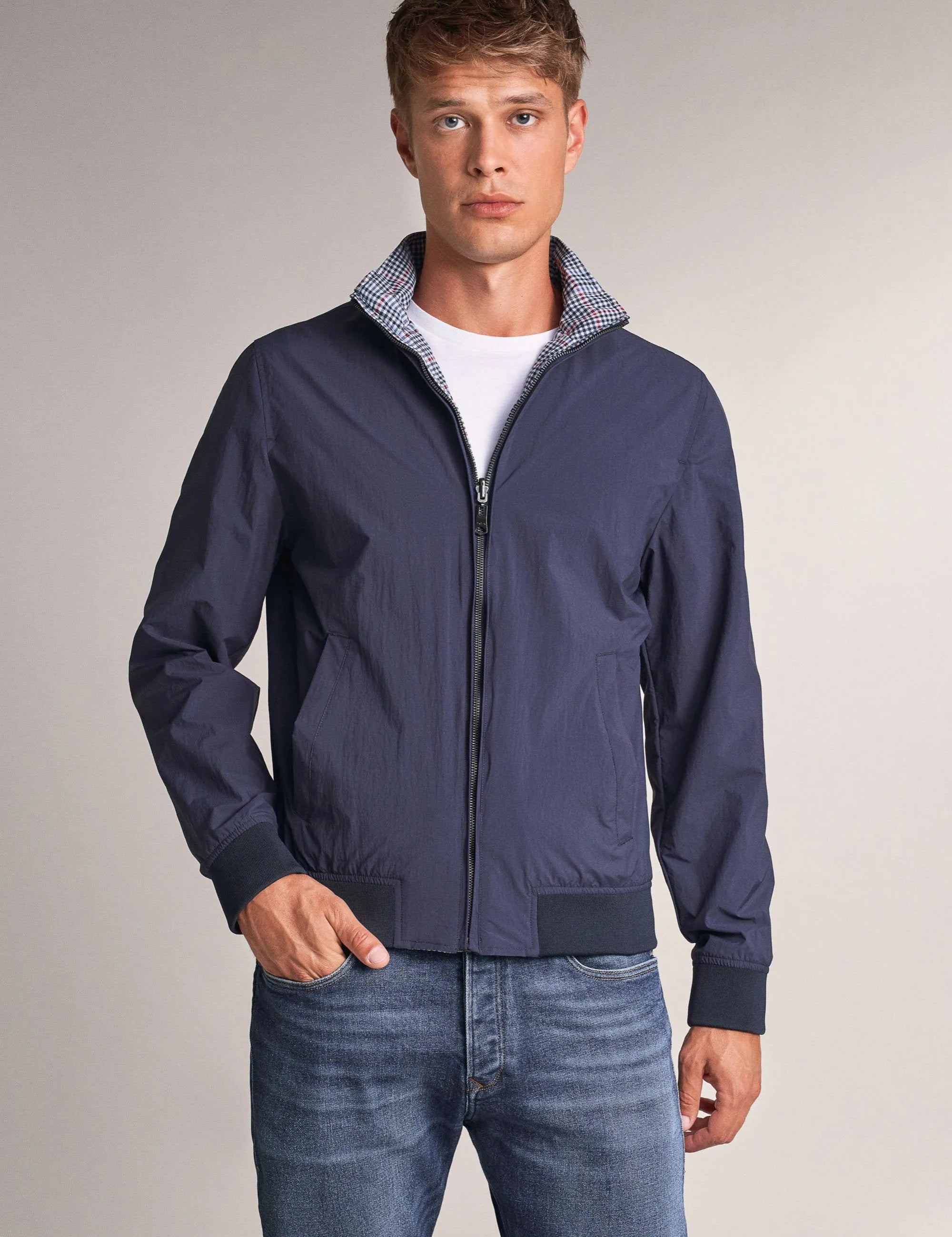 Cazadora Bomber Reversible - ECRU