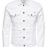 Cazadora Vaquera Blanca Coin - ECRU