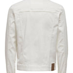 Cazadora Vaquera Blanca Coin - ECRU