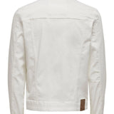 Cazadora Vaquera Blanca Coin - ECRU