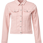 Cazadora vaquera con teñido - ECRU