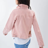 Cazadora vaquera con teñido - ECRU