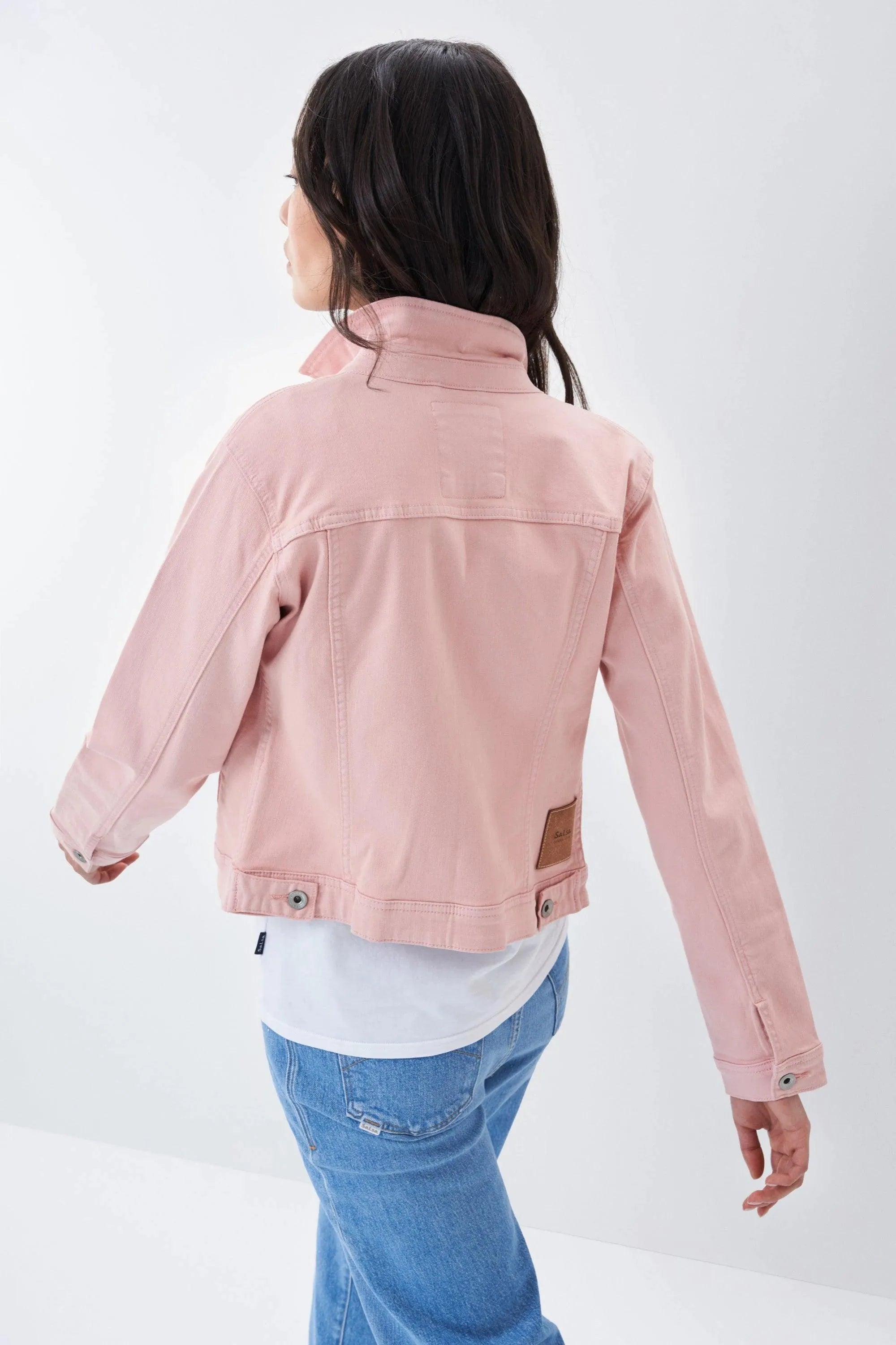 Cazadora vaquera con teñido - ECRU