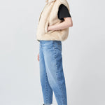 Cazadora vaquera oversize multifunción - ECRU