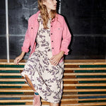 Cazadora Vaquera Rosa Karlyn - ECRU