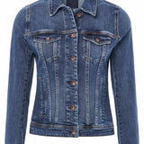 Cazadora vaquera slim fit - ECRU