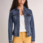 Cazadora vaquera slim fit - ECRU