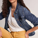 Cazadora vaquera slim fit - ECRU