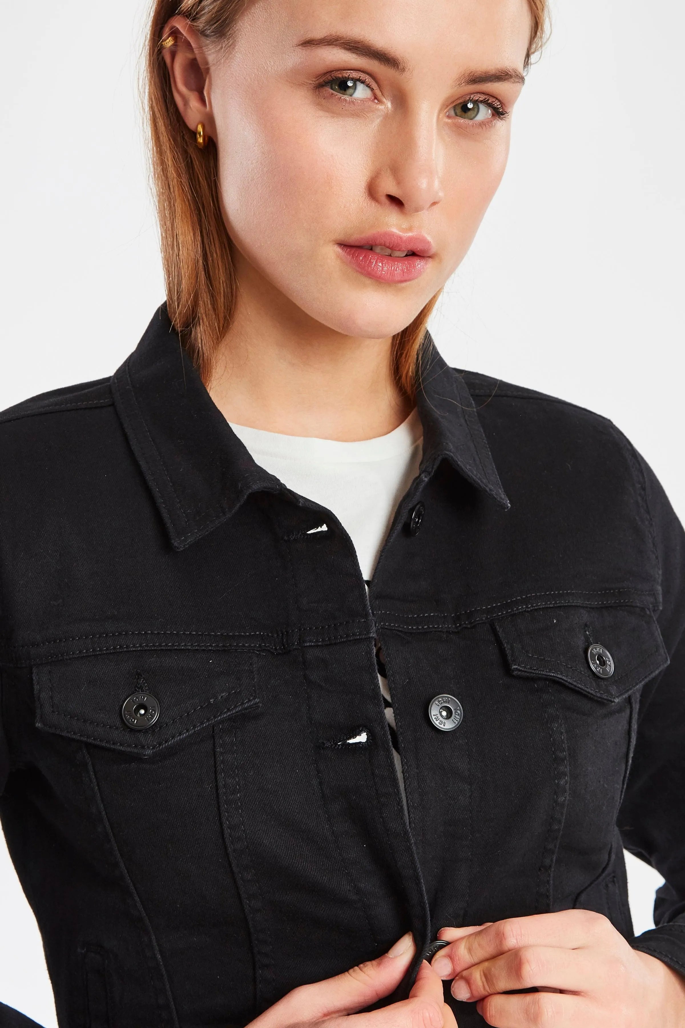 Cazadora Vaquera Stampe - ECRU