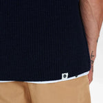 Chaleco Akkarsten Dark Navy - ECRU