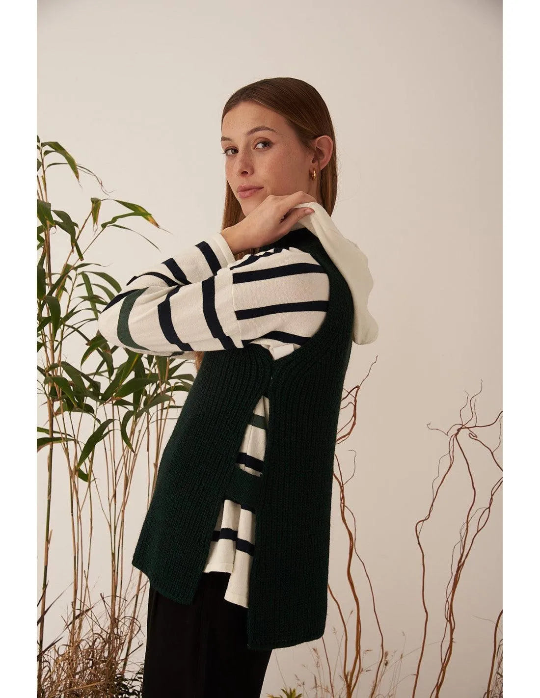 Chaleco Baobab Botella - ECRU