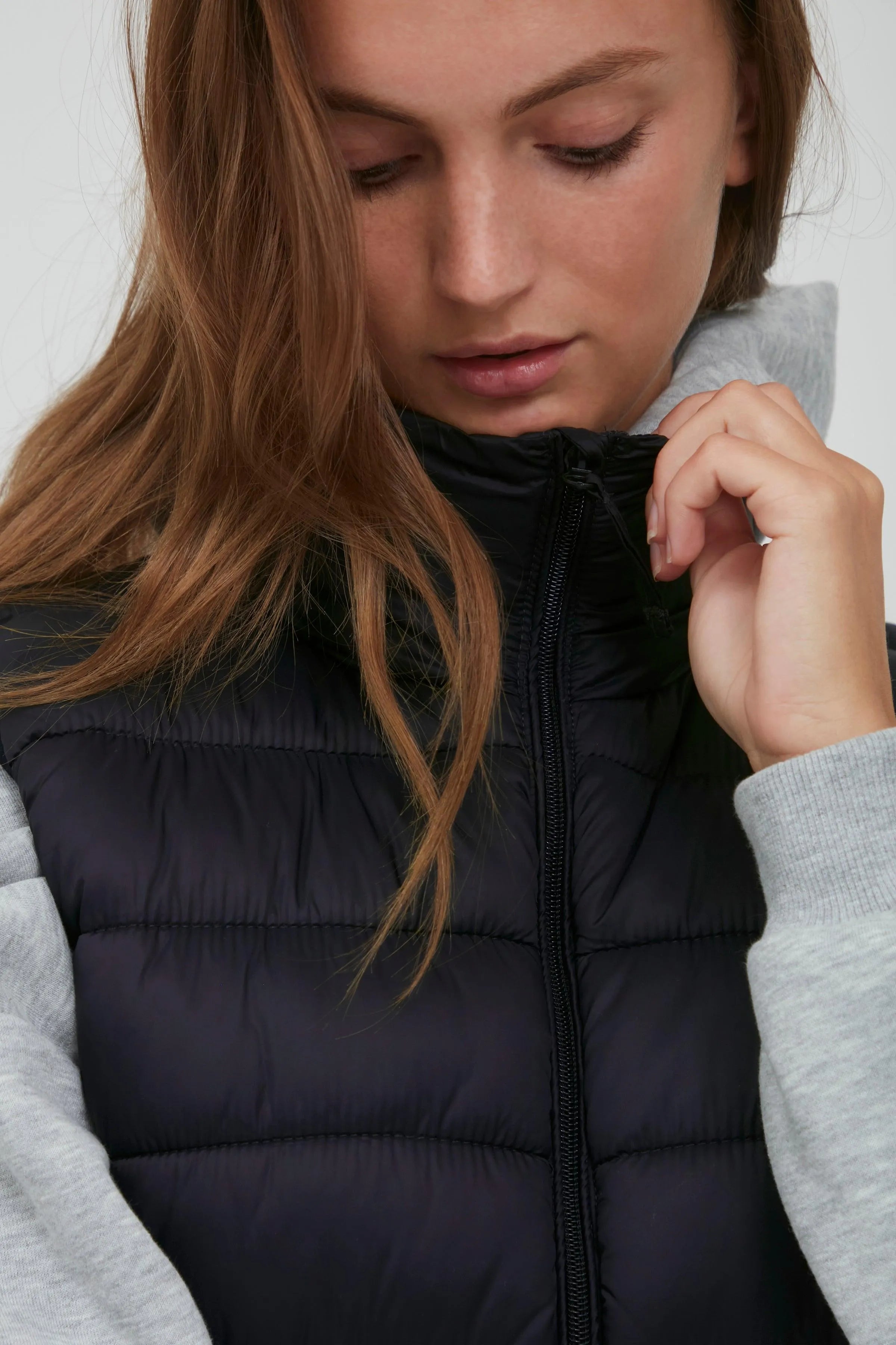 Chaleco Belena Negro - ECRU