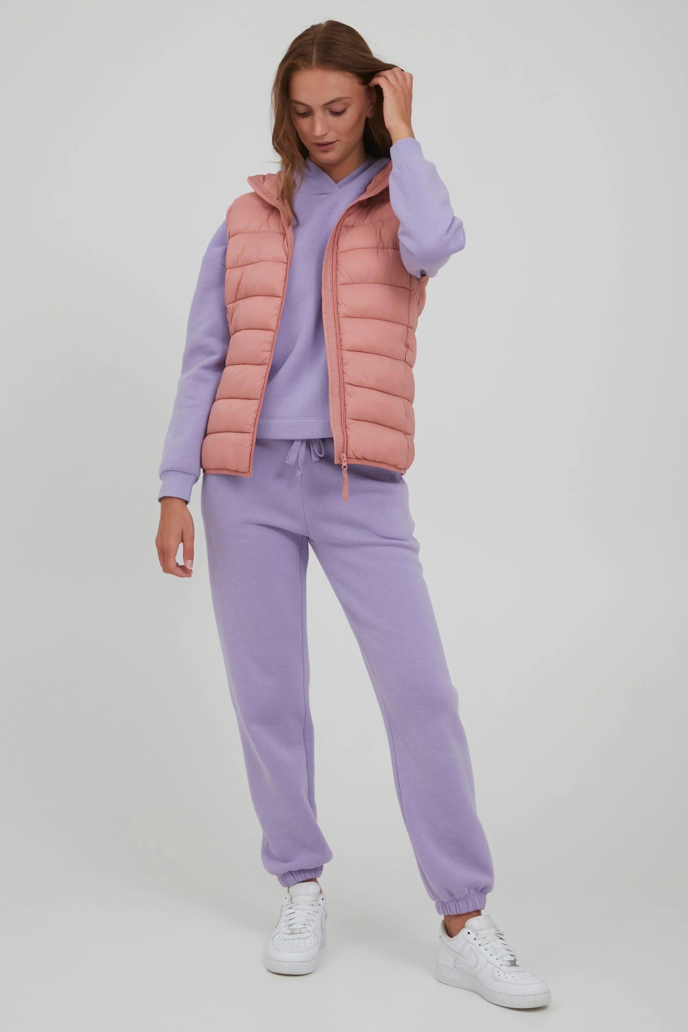 Chaleco Belena Old Rose - ECRU