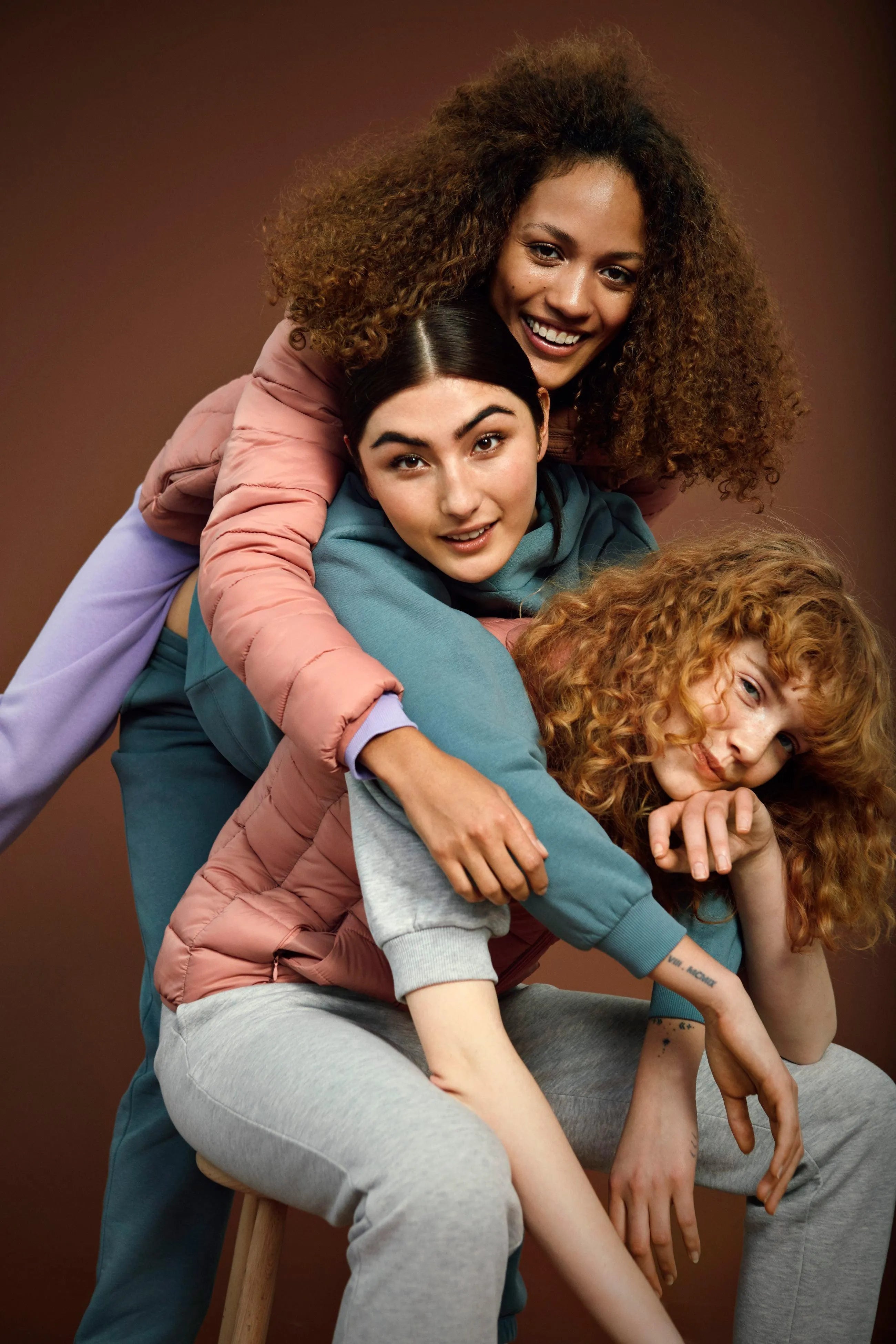 Chaleco Belena Old Rose - ECRU