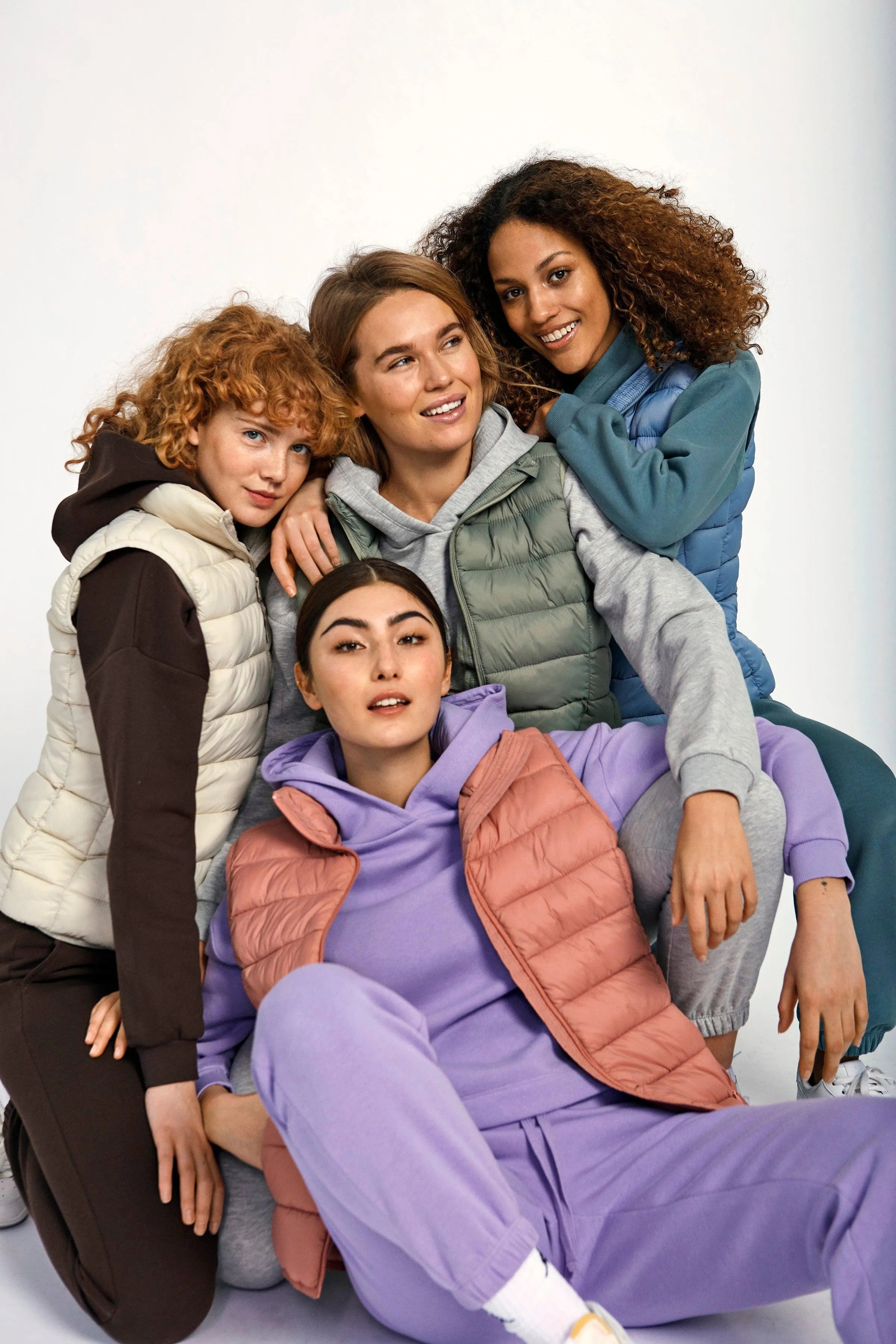 Chaleco Belena Old Rose - ECRU