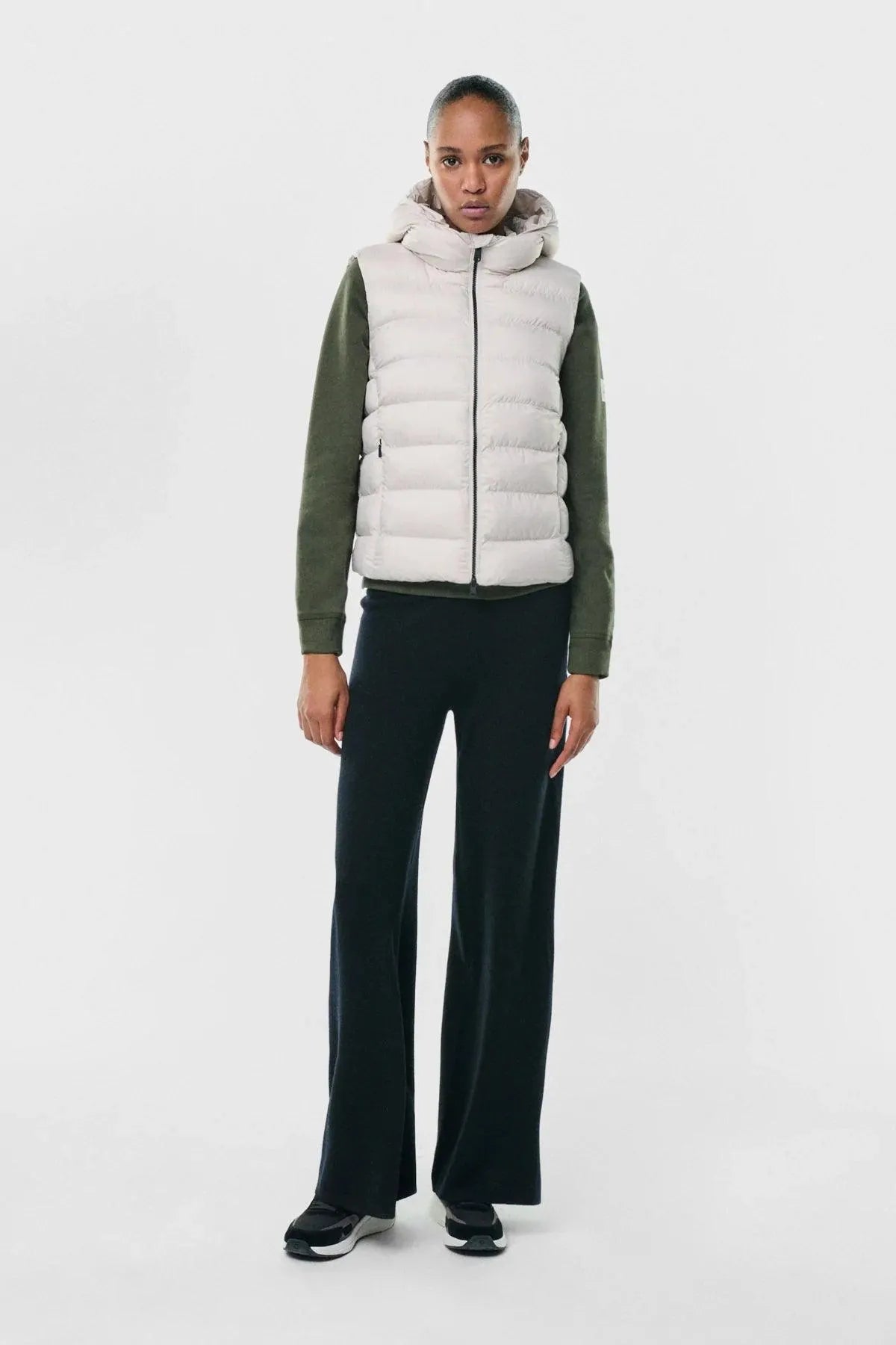 Chaleco Mount Washed Stone - ECRU