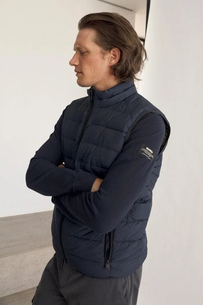 Chaleco Reversible Hombre St Moritz - ECRU