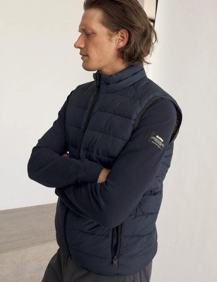 Chaleco Reversible Hombre St Moritz - ECRU