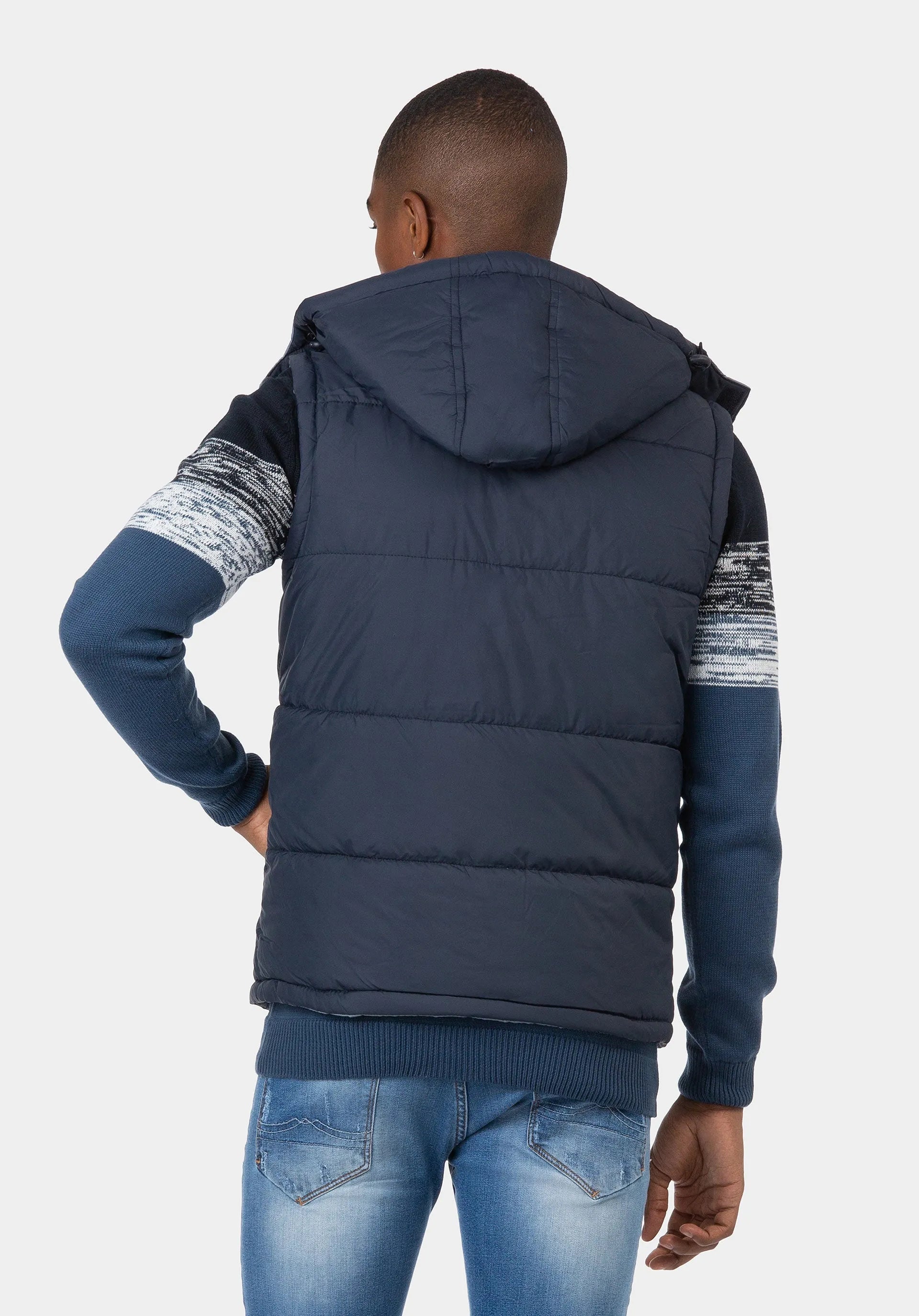 Chaleco Reversible Run - ECRU