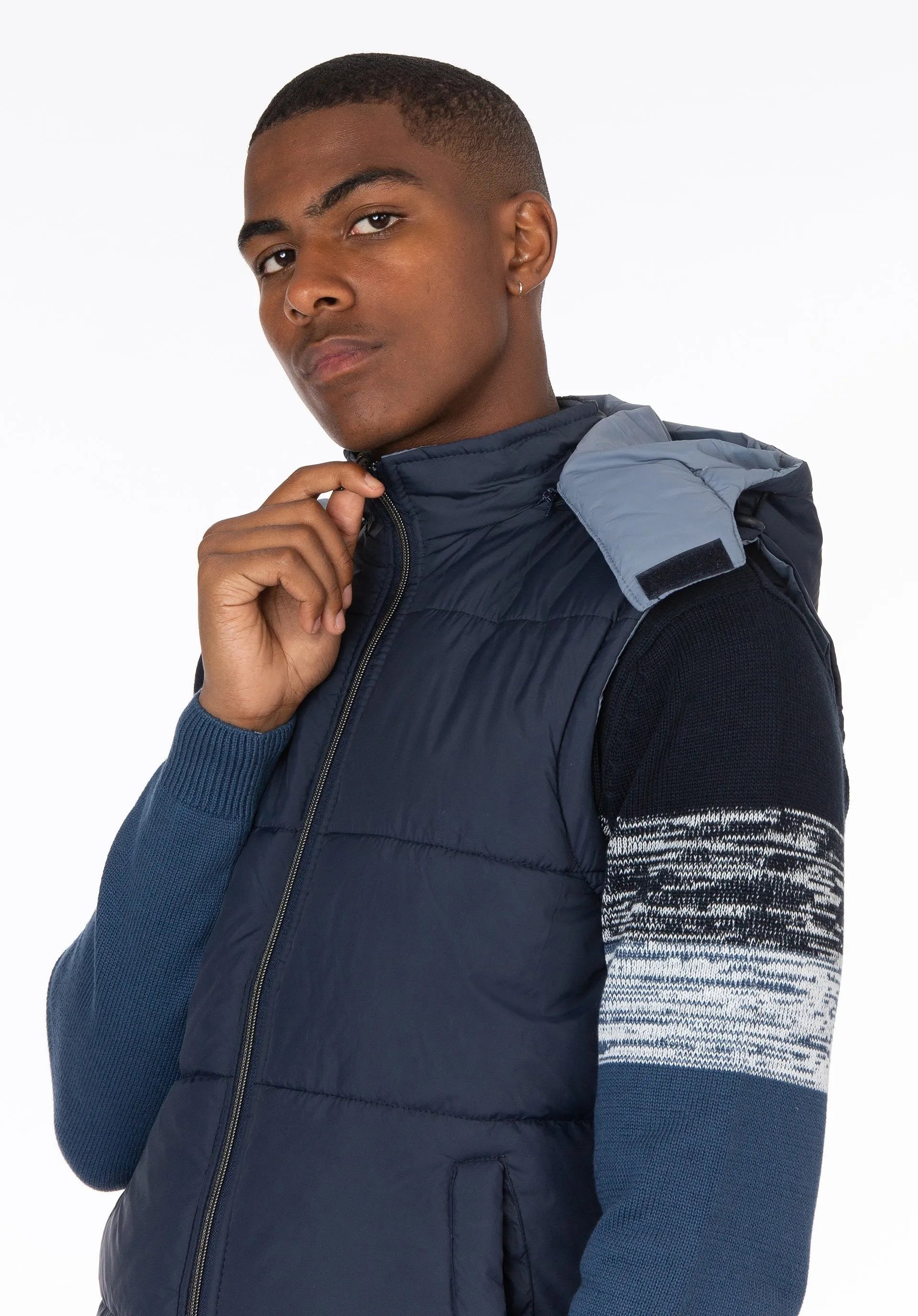 Chaleco Reversible Run - ECRU