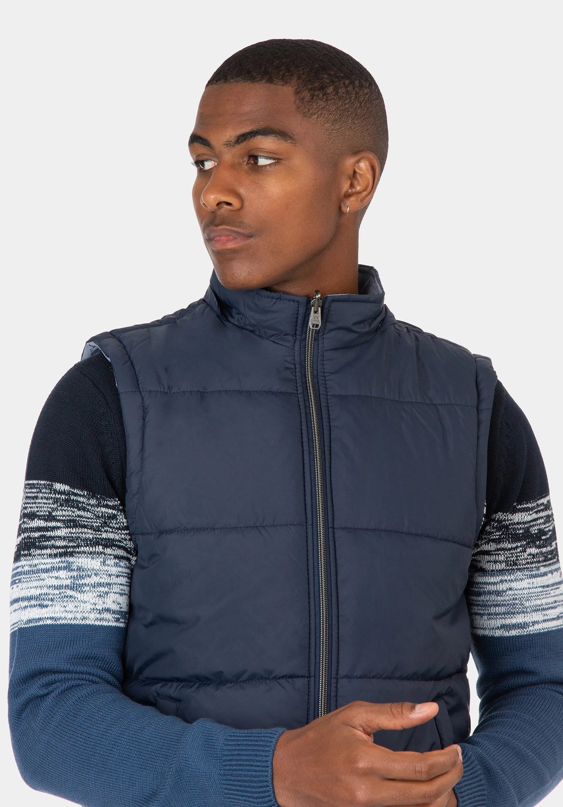 Chaleco Reversible Run - ECRU