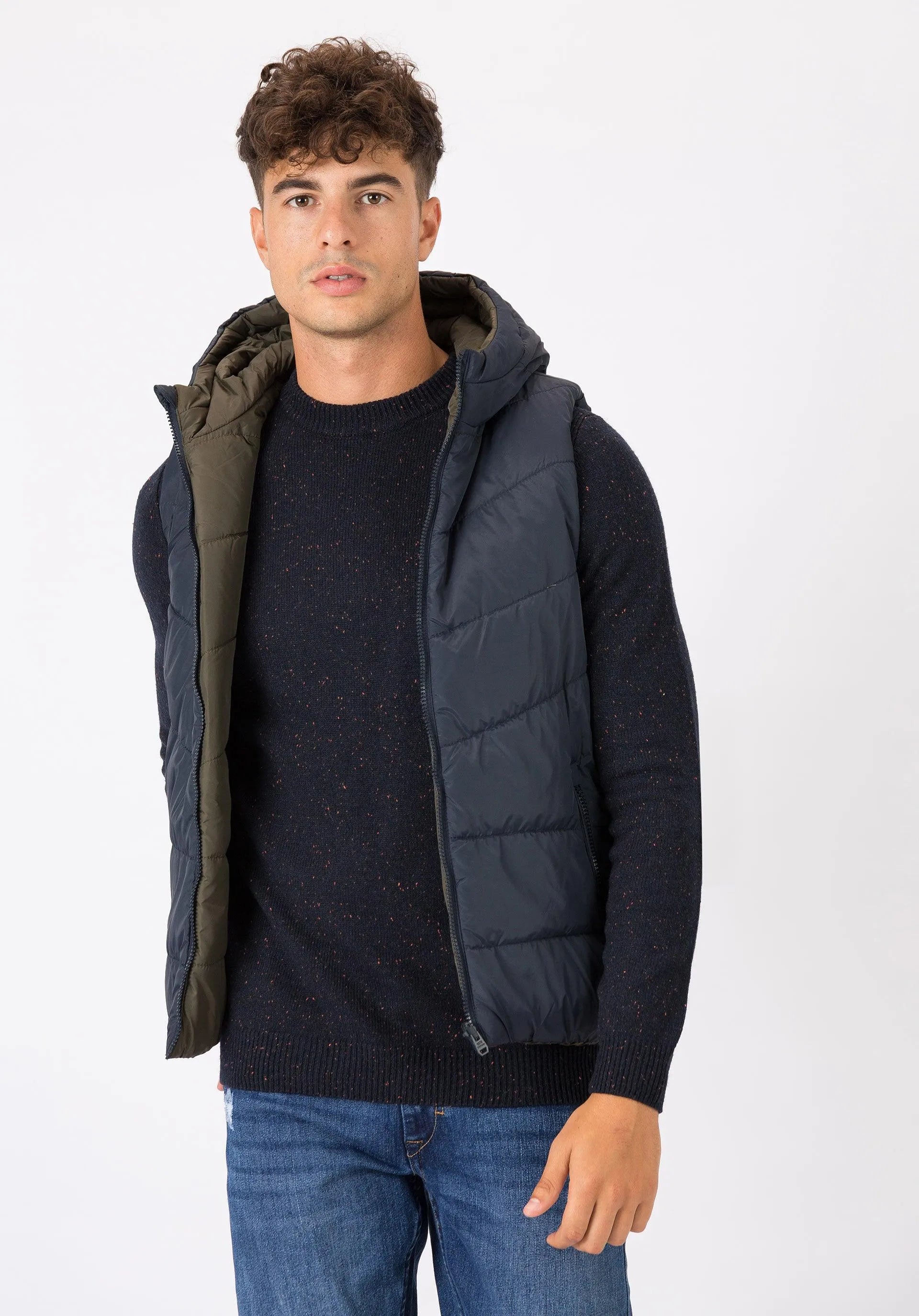 Chaleco Reversible Valley - ECRU