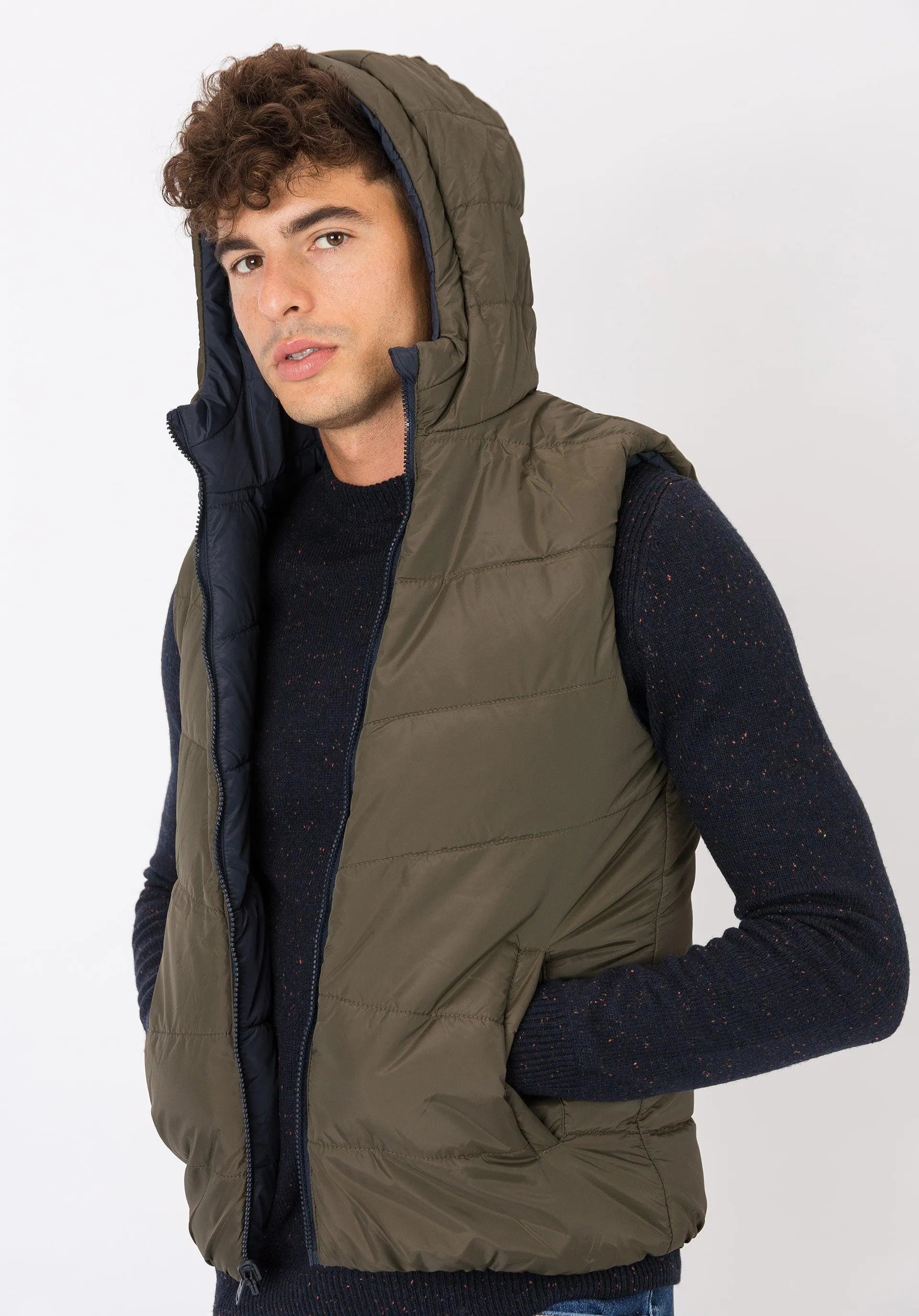 Chaleco Reversible Valley - ECRU