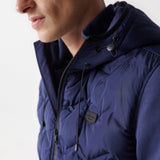 Chaqueta acolchada con capucha - ECRU