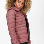 Chaqueta Acolchada ONLY Tahoe Withered Rose - ECRU