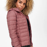 Chaqueta Acolchada ONLY Tahoe Withered Rose - ECRU