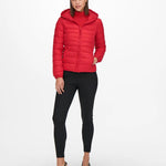 Chaqueta Acolchada Tahoe High Risk Red - ECRU