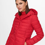 Chaqueta Acolchada Tahoe High Risk Red - ECRU