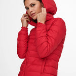 Chaqueta Acolchada Tahoe High Risk Red - ECRU