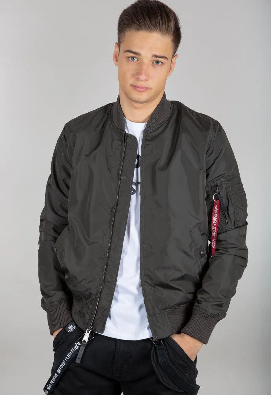 Chaqueta Alpha Industries Tipo Aviador MA-1 TT Rep Grey - ECRU