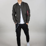 Chaqueta Alpha Industries Tipo Aviador MA-1 TT Rep Grey - ECRU