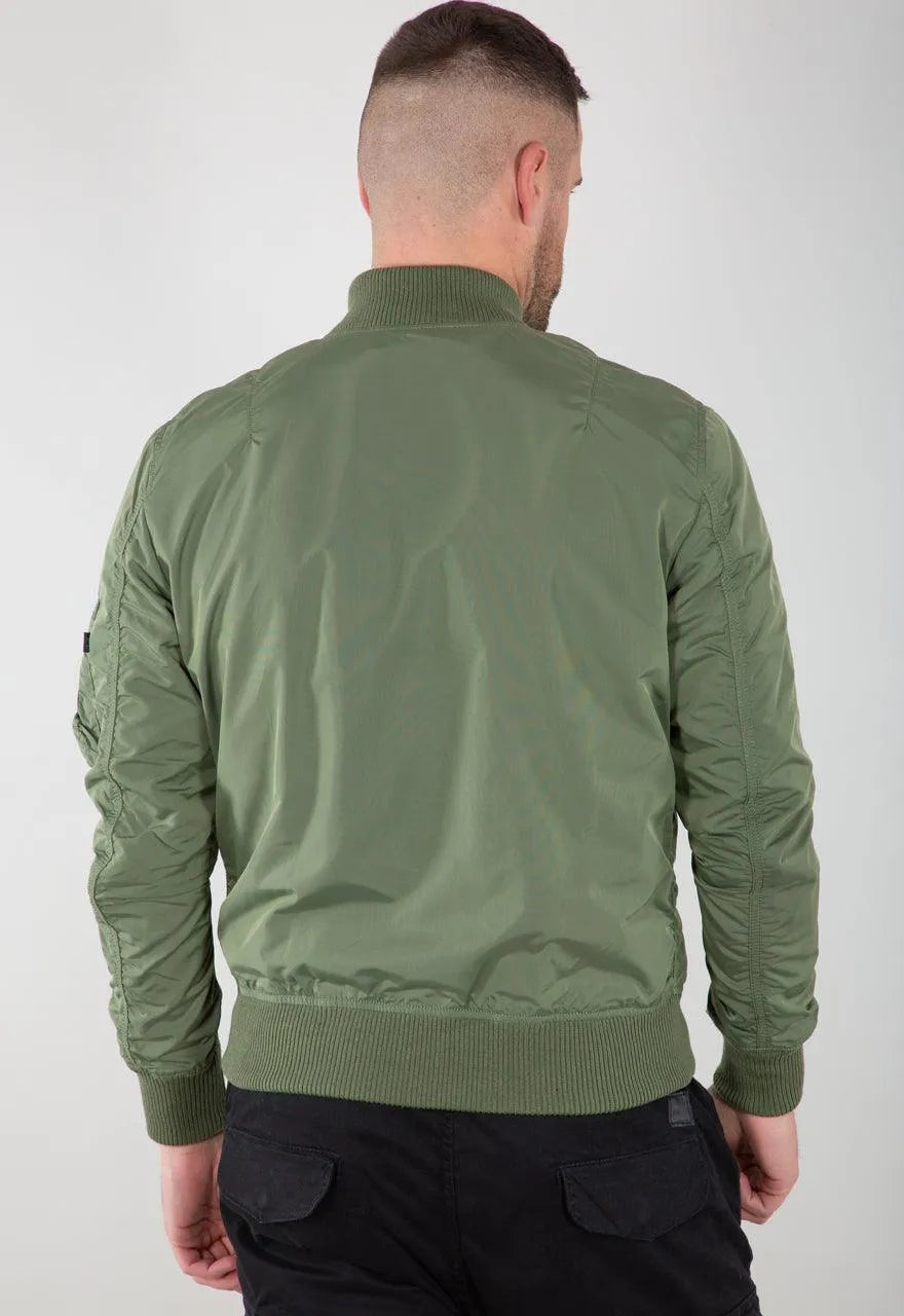 Chaqueta Alpha Industries Tipo Aviador MA-1 TT Sage Green - ECRU