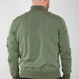 Chaqueta Alpha Industries Tipo Aviador MA-1 TT Sage Green - ECRU