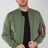 Chaqueta Alpha Industries Tipo Aviador MA-1 TT Sage Green - ECRU
