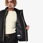 Chaqueta Amaury Ripstop Marmotta Black Torba Blue Depht - ECRU