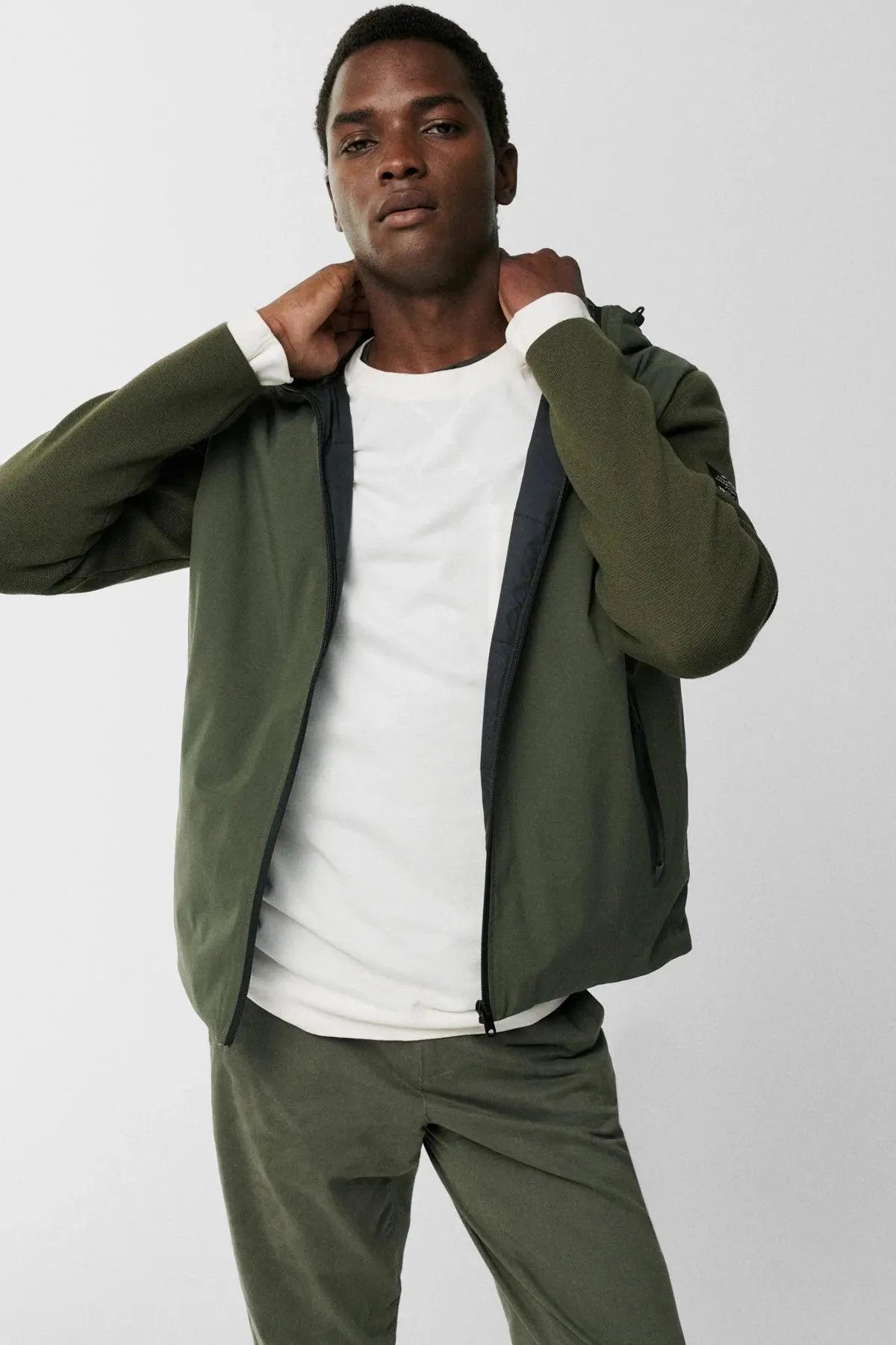 Chaqueta Berga Olive - ECRU