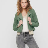 Chaqueta Biker Peach - ECRU