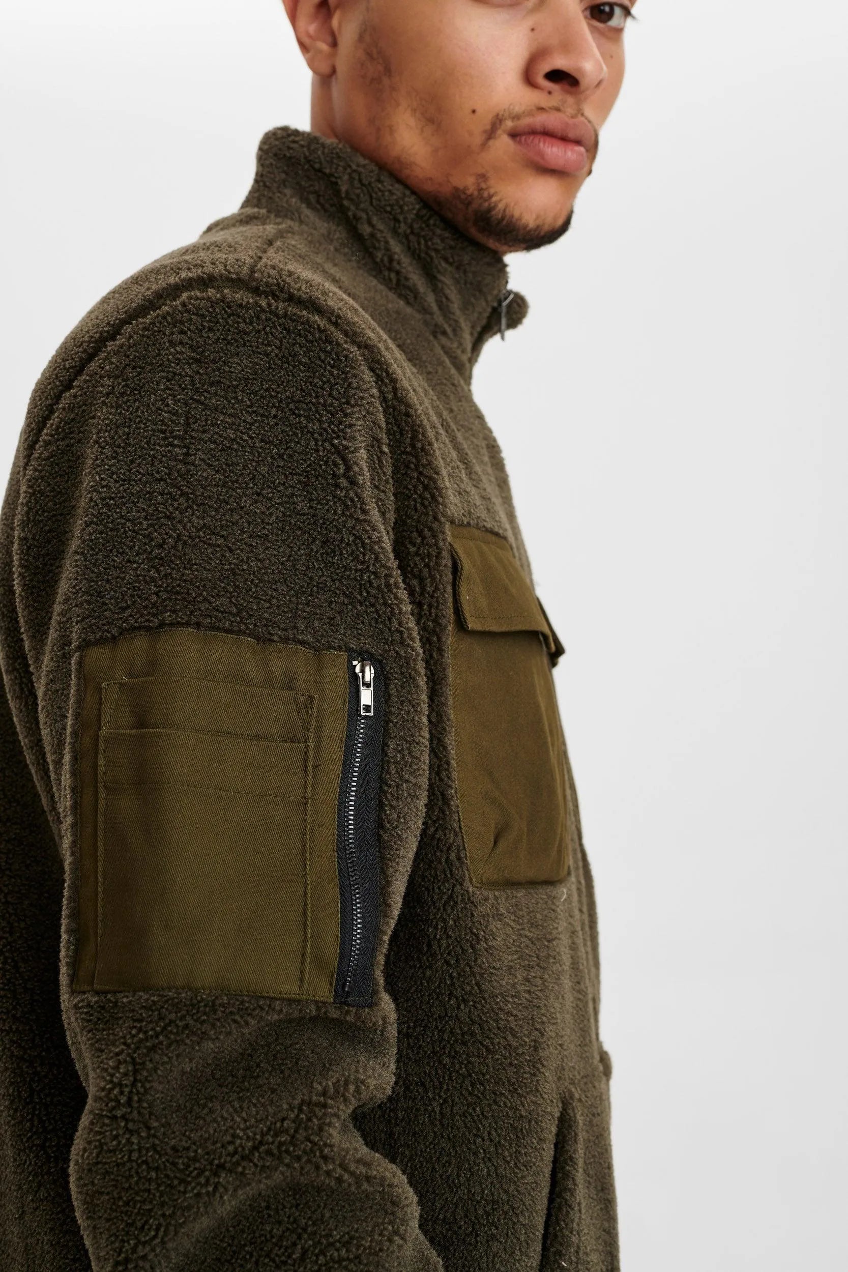 Chaqueta Bo Pile - ECRU