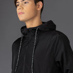 Chaqueta C/ Capucha Detalles Reflectantes - ECRU