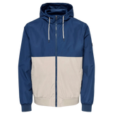 Chaqueta Con Capucha Gavin Insignia Blue - ECRU
