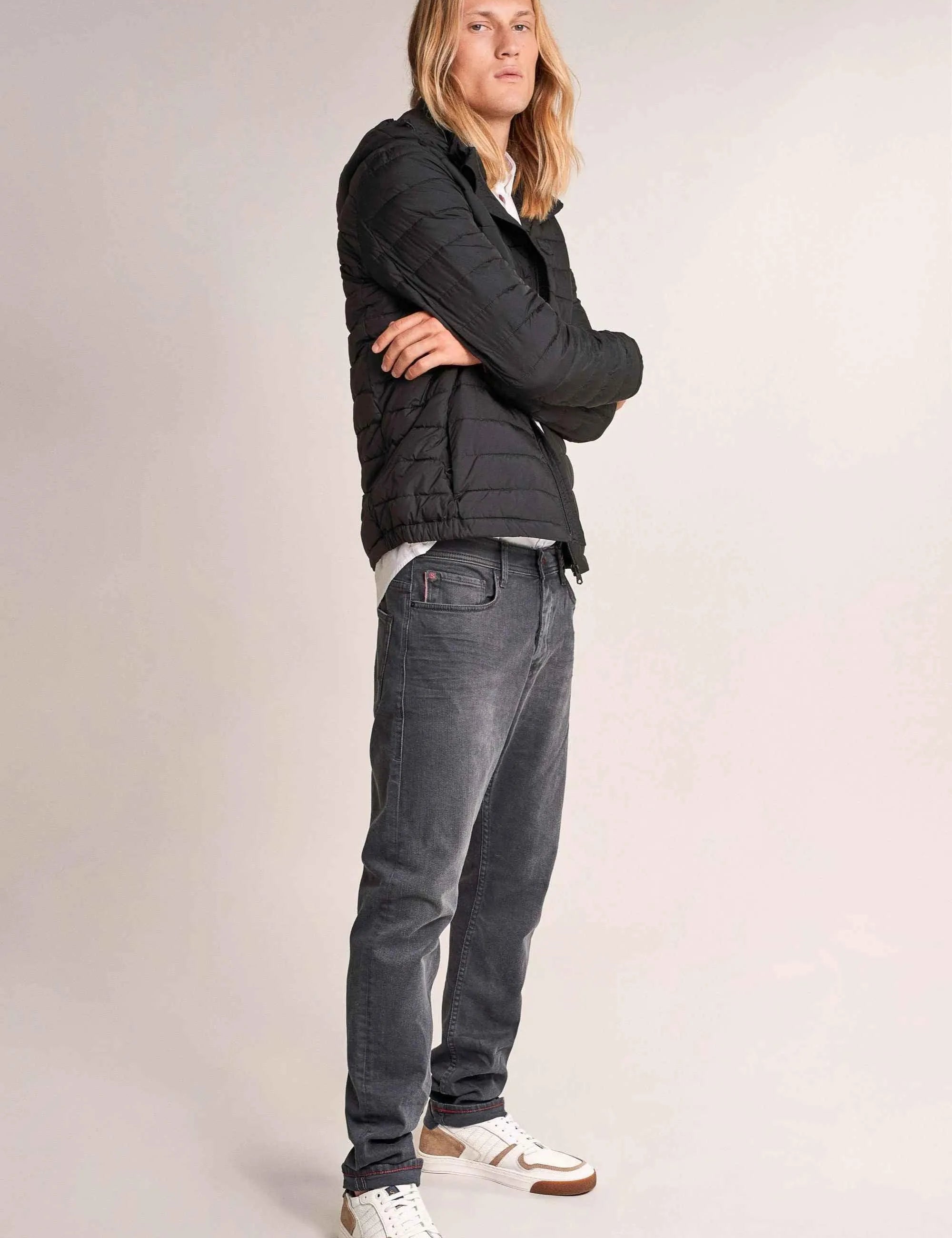 Chaqueta Corta Acolchada Fellex - ECRU