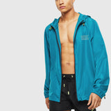 Chaqueta cortaviento plegable con logo - ECRU