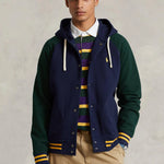 Chaqueta de béisbol con capucha - ECRU