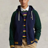 Chaqueta de béisbol con capucha - ECRU